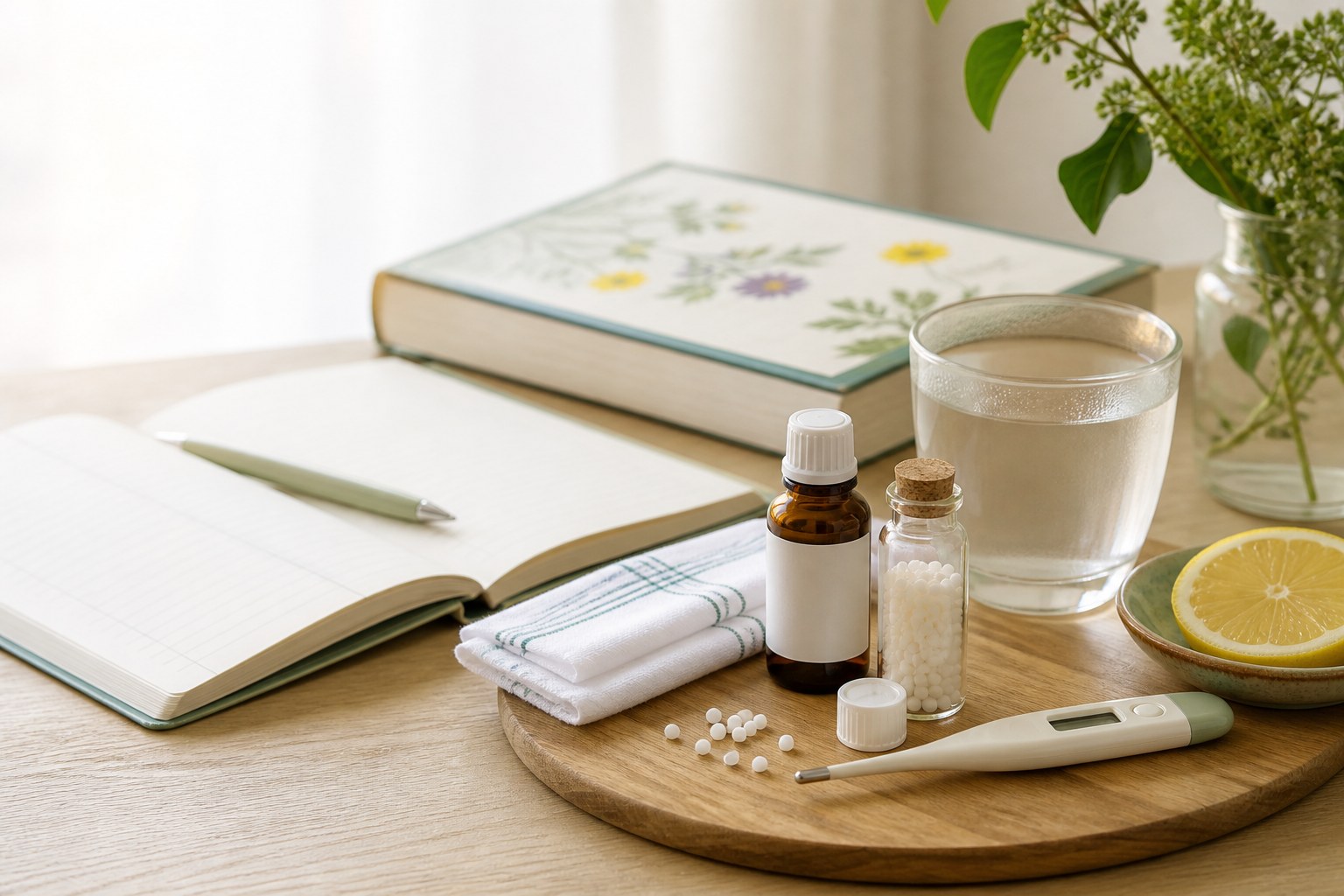 Acute Consultation medicine vials and case journal